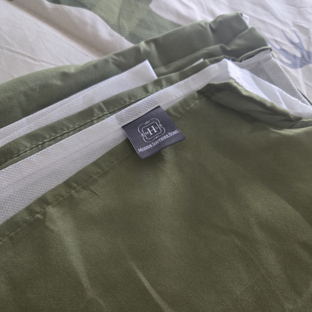 Queen Green Bed Skirt